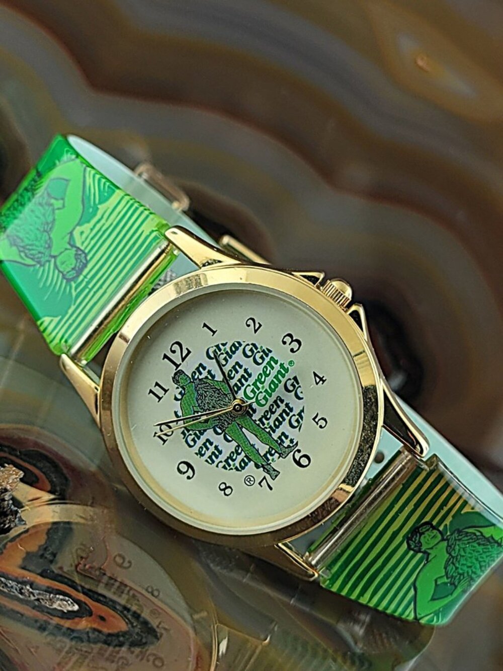 Share Vintage Pillsbury Company Jolly Green Giant Watch